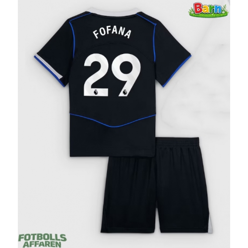 Chelsea Wesley Fofana #29 Tredjeställ Barn 2025-26 Kortärmad (+ Korta byxor)